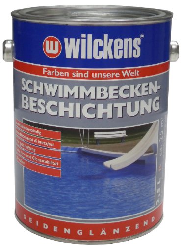 Wilckens Schwimmbecken Beschichtung, poolblau, 2,5 Liter 11651200080 [Werkzeug]