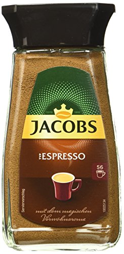 Jacobs löslicher Kaffee Espresso, 6er Pack, 6 x 100 g Instant Kaffee