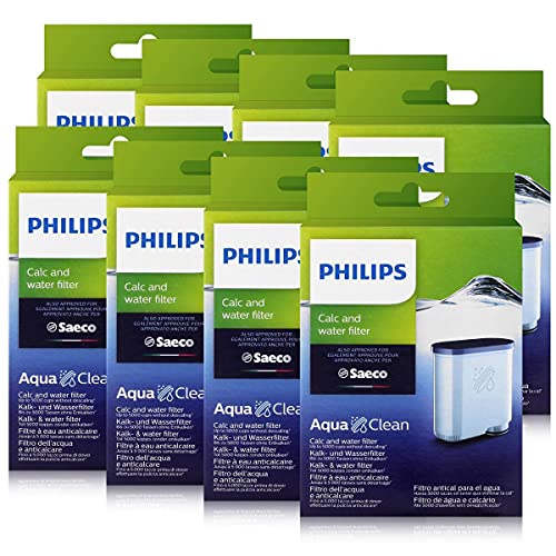 Philips CA6903/10 AquaClean Wasserfilter für Saeco Philips Automaten (8er Pack)
