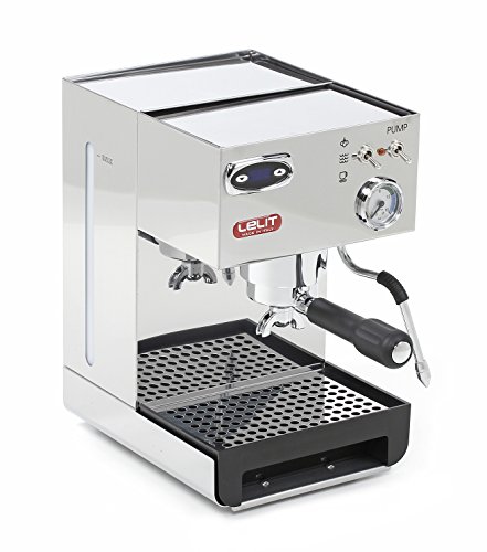 Lelit Anna PL41TEM semi-professionelle Kaffeemaschine für Espresso-Bezug, Cappuccino Pads-Kaffee-Temperaturregelung, 2 liters, Silber & Graef Kaffeemühle CM 800