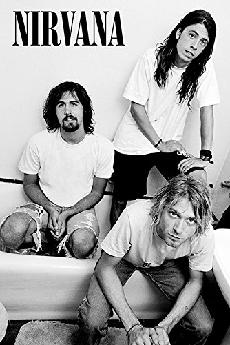 Live Nation Nirvana 'Bad' Maxi Poster, 61 x 91.5 cm