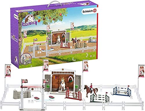 Schleich 42338 Horse Club Spielset - Großes Reitturnier mit Pferden, Spielzeug ab 5 Jahren