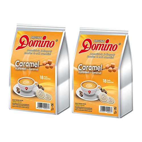 2 x DOMINO Kaffeepads Karamell 18 Pads