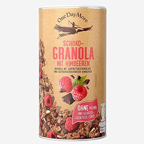 Schoko-Granola400 g Musli OneDayMore Haferflocken Frühstück,Schokoladiges granola Aus 100% Natürlichen Zutaten