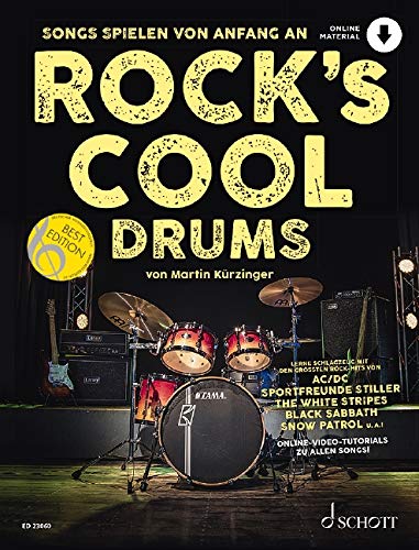 Rock's Cool DRUMS: Songs spielen von Anfang an. Schlagzeug.