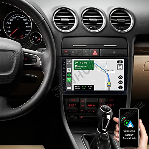 9' Octa-Core Wireless Carplay Android Auto 1280 * 720 3G+32G GPS Autoradio Navigation Bluetooth DSP Built-in 4G LTE für Audi A4 S4 RS4 Seat Exeo
