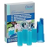 OASE 51280 AquaActiv BioKick Premium 4 x 20 ml für je 10.000 l - hochkonzentrierte Filterbakterien Starterbakterien für Teich Fischteich Gartenteich Schwimmteich