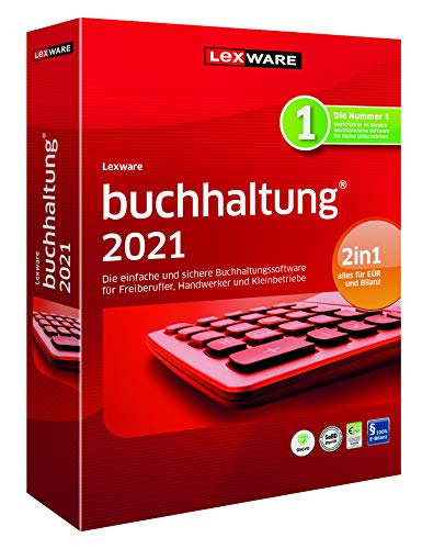 Lexware buchhaltung 2021|basis-Version Minibox (Jahreslizenz)|Einfache Buchhaltungs-Software für Freiberufler|Kompatibel mit Windows 8.1 oder aktueller|Standard|1|1 Jahr|PC|Disc