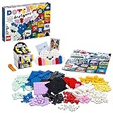 LEGO 41938 DOTS Ultimatives Designer-Set mit Kinderzimmer-Deko, Mosaik Bastelset, Spielzeug mit Stiftehalter, Schreibtisch-Organizer und mehr