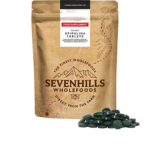 Sevenhills Wholefoods Spirulina-Tabletten Bio 1000 x 500mg, 500g