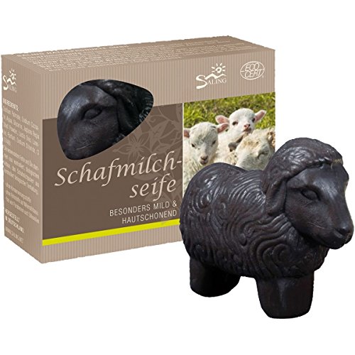 Saling Naturprodukte Schafmilchseife 'Schwarzes Schaf' (85 g)