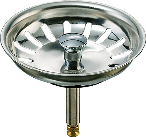 Universal-Siebkörbchen für Küchen-Einbauspülen mit Excenterbedienung - passend für 81 mm Durchmesser - Siebkorb - Universalsieb - Ablaufsieb - Ersatzteil - 3,5 Zoll