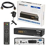 SATELLITEN SAT Receiver ✨ HB DIGITAL DVB-S/S2 Set: MEGASAT HD 390 DVB-S/S2 Receiver + HDMI Kabel (HDTV, HDMI, SCART, USB, Coaxial Digital Audio)