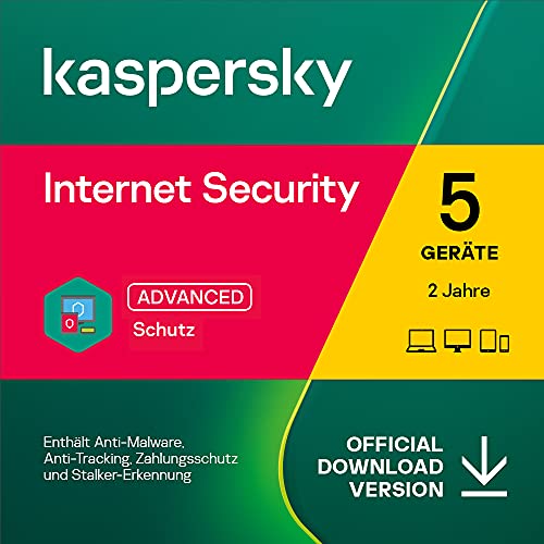 Kaspersky Internet Security 2022 | 1 Gerät | 1 Jahr | PC/Mac/Mobile | Aktivierungscode per Email
