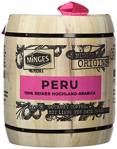 Fritz Minges Peru Hochland Arabica Im Holzfassung (1 x 250 g)