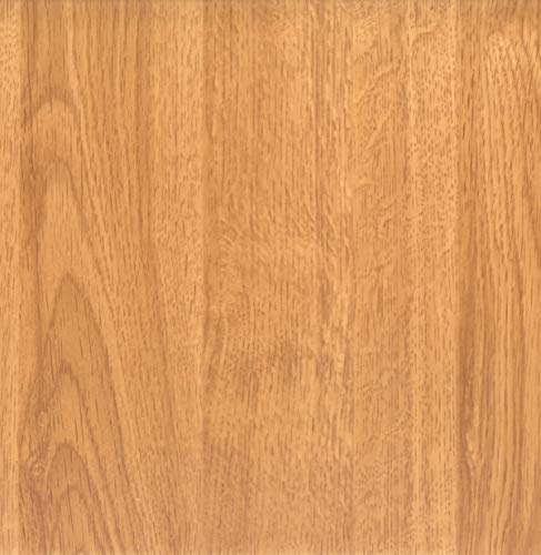 Klebefolie Holzoptik Eiche Hell, Dekofolie Holzmaserung, Möbelfolie, Holzdesign Folie, selbstklebende Folie, 67,5cm x 3m, 95µm (Stärke: 0,095 mm), Venilia 53163