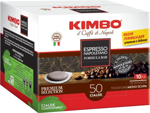 Caffè KIMBO - Kaffee Kapseln premium italienischen Kaffee ESE 44mm - ESPRESSO NAPOLI Mischung 200 Kapseln