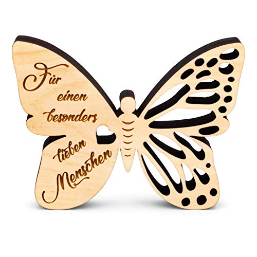 sagl.tirol Kleiner Schmetterling aus Zirben Holz (Für einen lieben Menschen)