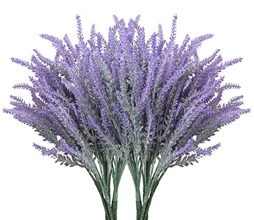 Ouddy Daily 10 Stück Künstliche Blumen, Simulation Lavendel, Künstlicher Lavendelstrauß Für Partys, Esstisch, Balkone Genutzt Werden MEHRWEG