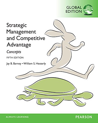 PDF eBook Instant Access for Strategic Management and Competitive Advantage: Concepts, Global Edition (English Edition)