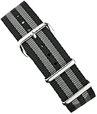Haiqings Black Grey G10 British Military Watch Armbandband wenfeng1991 (Size : 20mm)