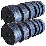 Gummigranulat Streifen Stärke: 3mm Rollen Terrassen Pads Stelzlager Bautenschutzmatten (ARM 3mm; 50 x 10000 mm (2 Stck. á 5 mtr.))