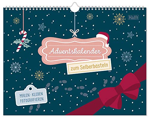 Advents-Bastelkalender A4+ zum Selbstgestalten | Fotokalender, DIY-Kalender, Kreativ-Kalender - mach deinen Liebsten zu Advent eine Freude! Nachhaltig & klimaneutral