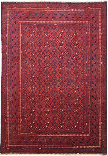 Nain Trading Afghan Kunduz 299x209 Orientteppich Teppich Rot Handgeknüpft Afghanistan