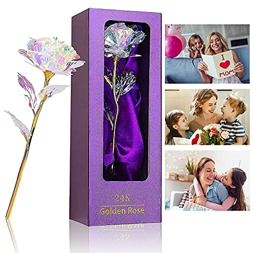 24K Gold Rose Geschenk für Frauen, Geburtstagsgeschenk für Frauen/Mama/Mutter/Frau/Freundin, Muttertagsgeschenk, Mutter Geschenke, Mama Geschenk