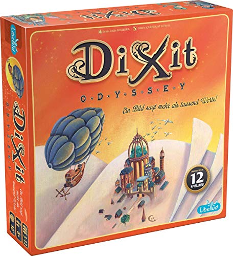 Libellud Asmodee Dixit Odyssey | Grundspiel | Familienspiel | Kartenspiel | 3-12 Spieler | Ab 8+ Jahren | 30+ Minuten | Deutsch