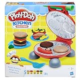 Play-Doh Hasbro Burger Party, inklusive Knetpresse für Burger und 5 Dosen Knete, für Kinder ab 3 Jahren