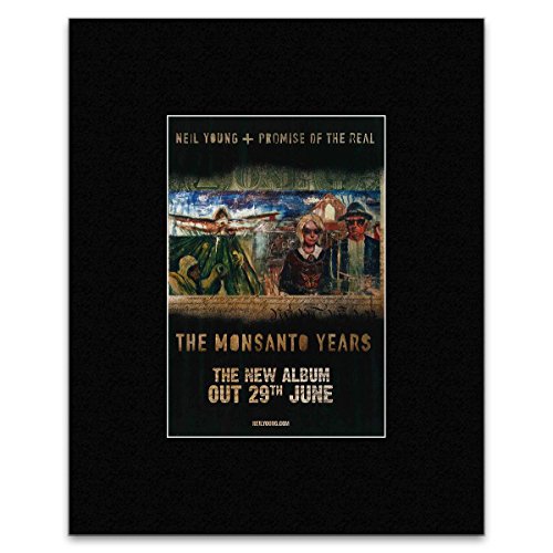 Uncut Mini-Poster, Motiv: Neil Young and Promise of The Real - The Monsanto Years 2015, 28 x 21 cm