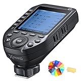 Godox XproII-C Flash Trigger Kamera Wireless Blitzauslöser-LCD-Display Sender für Canon Kamera,1Dx Mark II,1Dx, 5Ds/5Dsr,70D, 60D, 50D, 500D 450D, 400D,100D, 11 00D, M5,M3