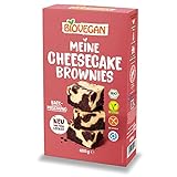 Biovegan Meine Cheesecake Brownies, Backmischung für leckeren Brownie Käsekuchen, mit Kakao und Bourbon-Vanille, glutenfrei und vegan, 6x 480g