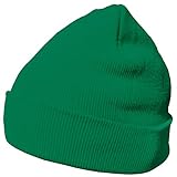 DonDon Mütze Herren Mütze Damen Wintermütze Beanie klassisches Design grün