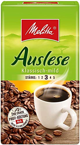 Melitta Auslese klassisch-mild Filterkaffee 9x 500g (4500g) - Melitta Café gemahlen