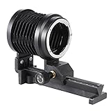 Camnoon Makro Entension Balgengerät für Nikon F-Bajonett-Objektiv D90 D80 D60 D7100 D7000 D5300 D5200 D5100 D3300 D3100 D3000 Al SLR