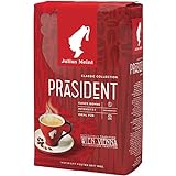 Julius Meinl Kaffee Präsident, ganze Bohnen, 5 Packungen mit jeweils 500g, gesamt 2,50 Kg