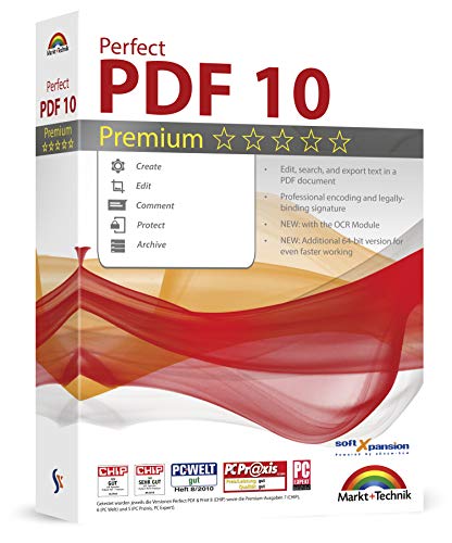Perfect PDF 9 Premium Edition - mit OCR Modul - PDFs erstellen, bearbeiten, konvertieren, umwandeln, schützen, Kommentare hinzufügen, Digitale Signatur einfügen | 100% Kompatibel mit Adobe Acrobat