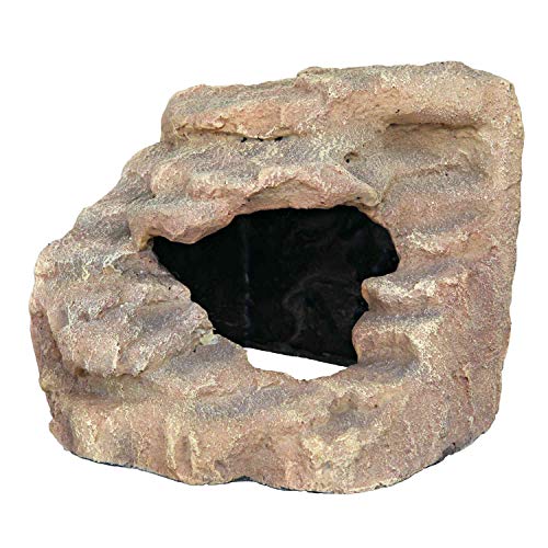 Trixie 76207 Eck-Fels mit Höhle und Plattform, 21 × 20 × 18 cm