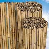Sol Royal Bambus Sichtschutz Zaun 90x250 cm SolVision B38 - langlebiger & witterungsbeständiger 100% Bambus Sicht Schutz Indoor & Outdoor für Balkon, Terrasse, Garten - Windschutz & Sonnenschutz