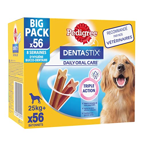 Pedigree Dentastix – Leckerlis für Hunde, 56 Stück
