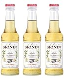 3x Monin Vanille / Vanilla Sirup, 250 ml Flasche