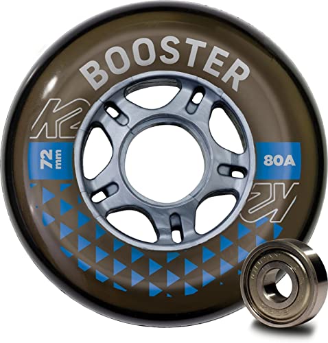 Booster 72MM 80A 8-Wheel Pack W ILQ 5 – Black – 30F3005