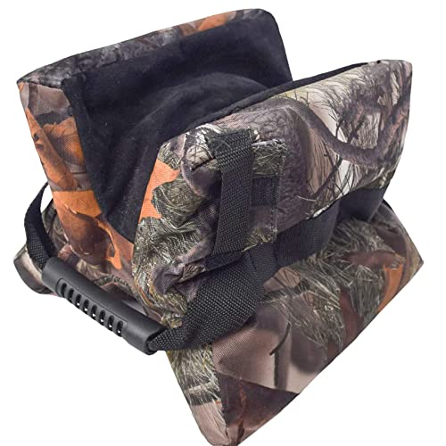 YZILXY Camouflage-Schießresttasche - Vorder- und Rückseite Sandsack-Schießrest-Unterstützungstasche - Halterung für Outdoor-Sport-Zielschießen und Jagdzubehör