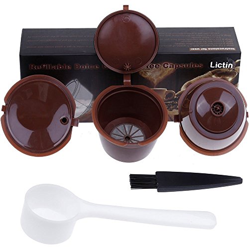 Lictin Dolce Gusto Coffee Capsule Reusable ，adapter Dolce Gusto Kapseln Aldi Coffee Kapsel-adapter Für Dolce Gusto Refillable Coffee Filter 3er Set