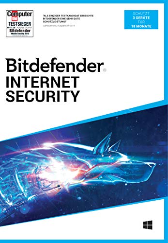 Bitdefender Internet Security 2021 3 Gerät / 18 Monate (Code in a Box)|Standard|3|18 Monate|PC|Download