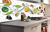 DIMEX Küchenrückwand Folie selbstklebend Obst | Klebefolie - Dekofolie - Spritzschutz für Küche | Premium QUALITÄT - Made in EU | 180 x 60 cm