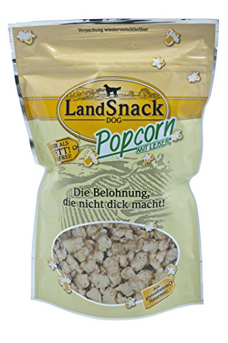 LandSnack Popcorn mit Leber 12 x 100g - Hundepopcorn
