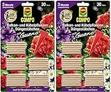 Compo Balkon- und Kübelpflanzen Düngestäbchen mit Guano 2er Pack | Dünger | 3 Monate Langzeitwirkung | 2 x 30 Stück (60 Stück)